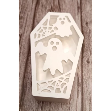 Halloween koporsó formájú kerámia tartó 2.