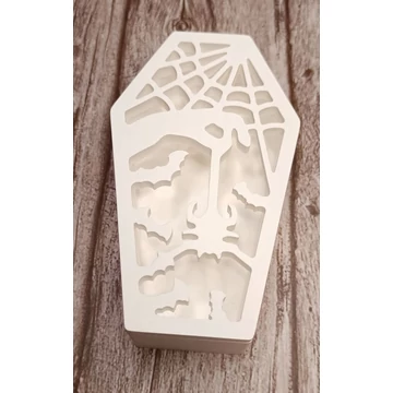 Halloween koporsó formájú kerámia tartó 4.