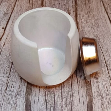 Illatviasz párologtató ásványgyantából - fehér