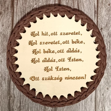 Házi áldás falikép