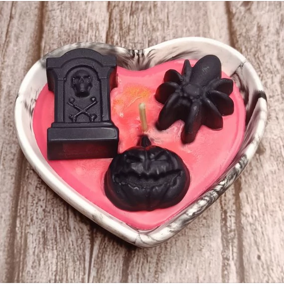 Halloween diszgyertya 2