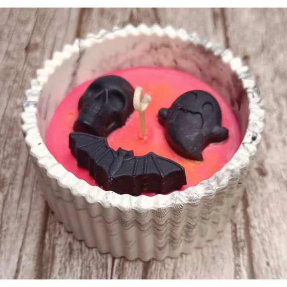 Halloween diszgyertya 4